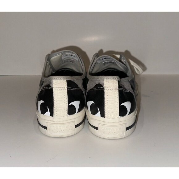 Converse Comme des Garçons PLAY x Jack Purcell 'Drizzle Black' Size 13 - Picture 5 of 11